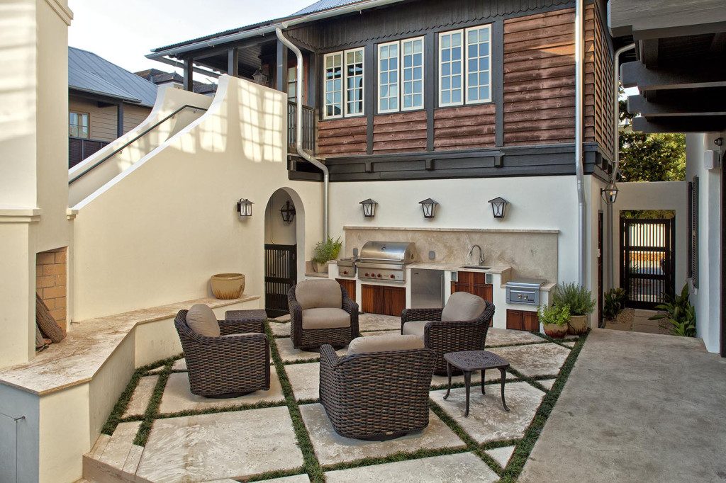 Outdoor Kitchen 30A Rosemary Beach Galvas Construction